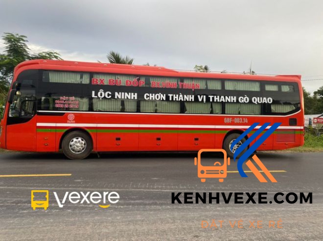 Nhà Xe Diễm Phương giường nằm tuyến Bình Phước Cần Thơ