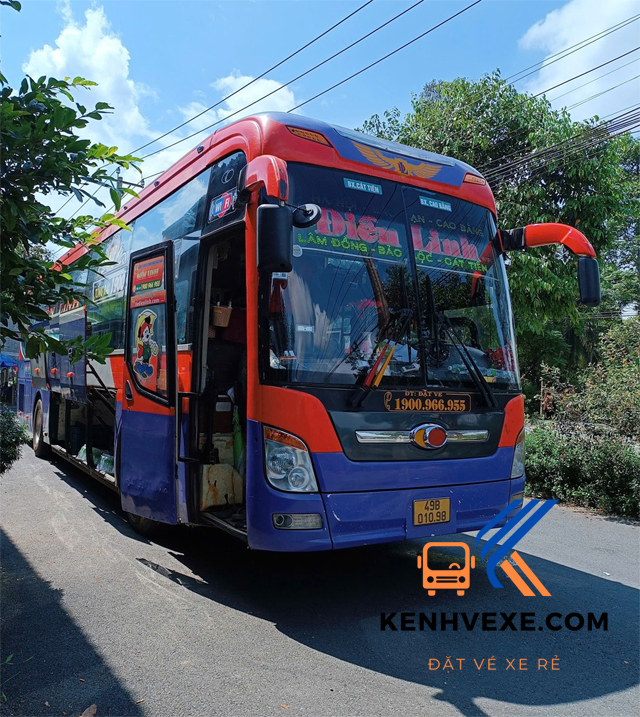 Lịch trình xe chạy dày đặc của nhà xe Điền Linh