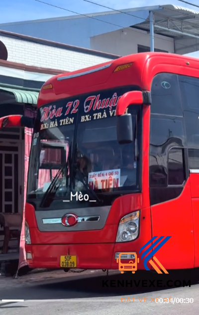 Xe khách Hòa Thuận 72 tuyến Kiên Giang đi Trà Vinh chất lượng cao