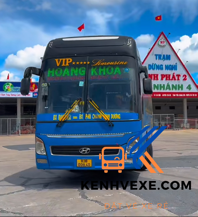 Xe Hoàng Khoa Sóc Trăng đi từ Bạc Liêu lên Bình Dương