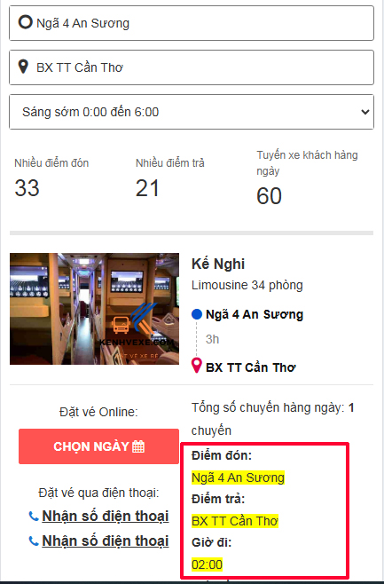 Ảnh minh họa lọc tiêu chí phù hợp