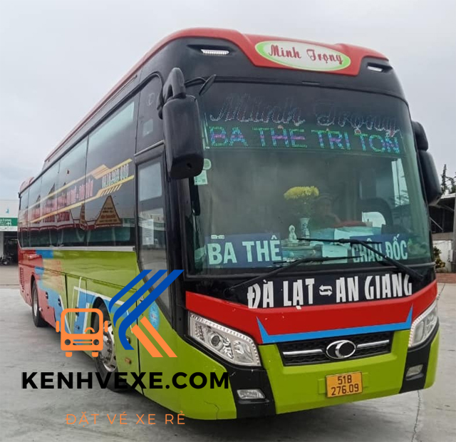 Xe Minh Trọng chạy tuyến An Giang đi Đà Lạt qua đường biển