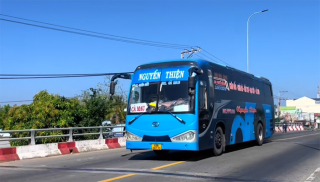 Nhà xe Nguyễn Thiện tuyến Cà Mau đi Châu Đốc