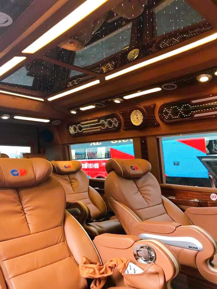 Nội thất xe limousine giường phòng Giáp Diệp sang trọng