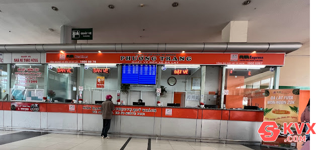 Phòng vé Phương Trang tại Đà Lạt, điểm đến từ Vũng Tàu
