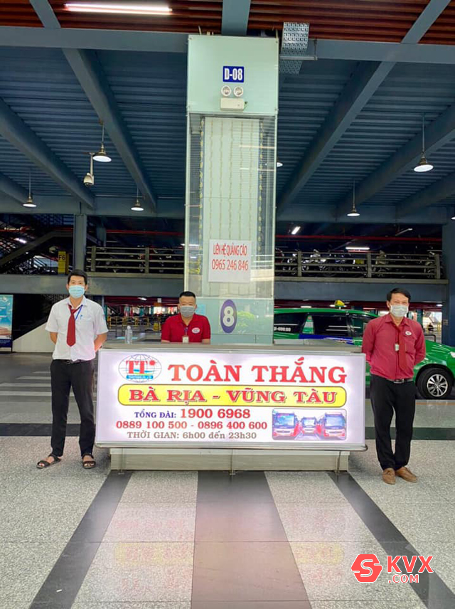 Quầy vé xe Toàn Thắng sân bay Tân Sơn Nhất