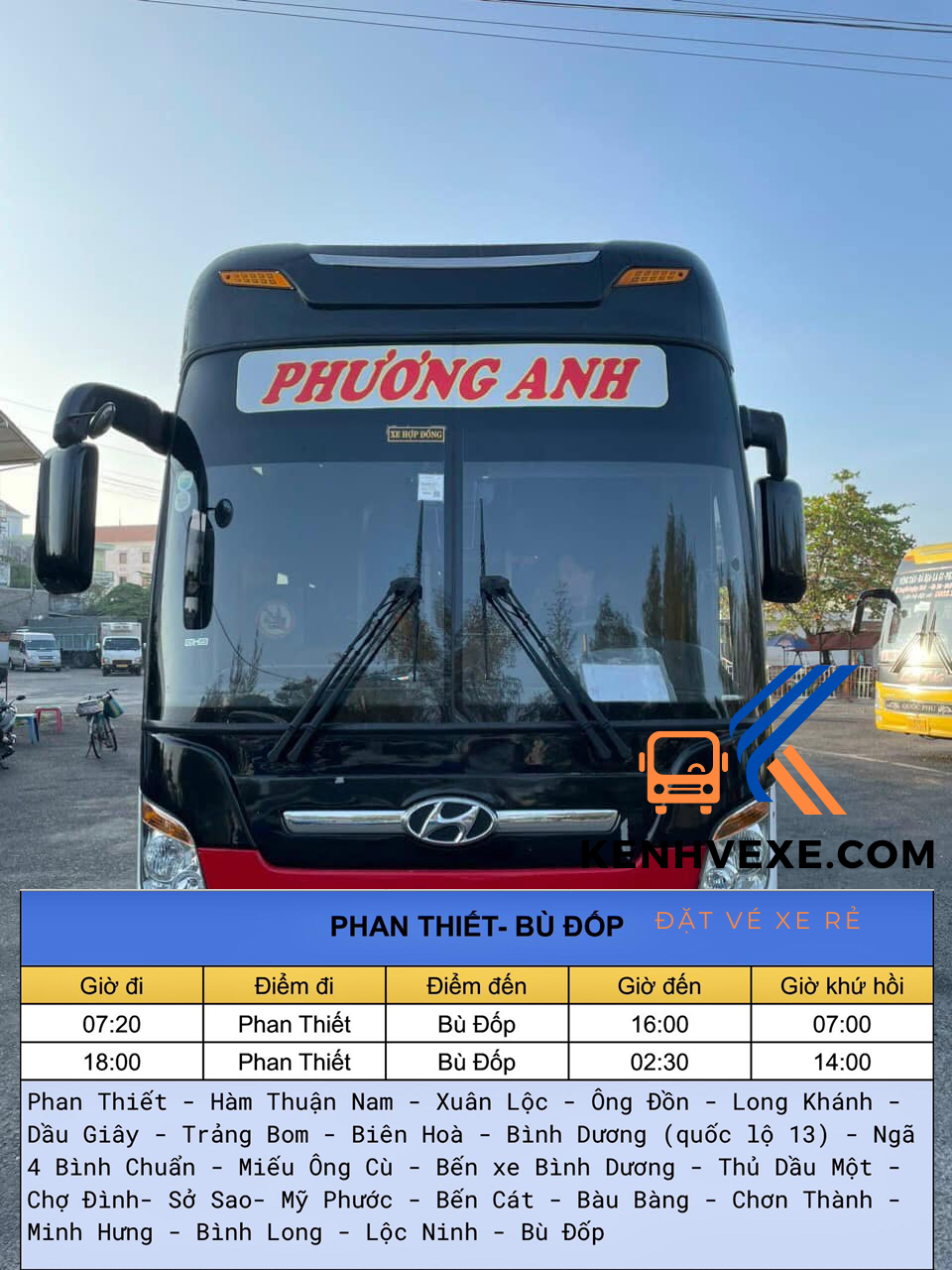 Nhà xe Phương Anh Phan Thiết phục vụ xe giường nằm chất lượng cao