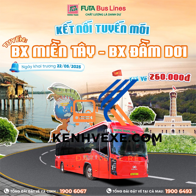 Văn phòng Phương Trang tại Đầm Dơi Cà Mau