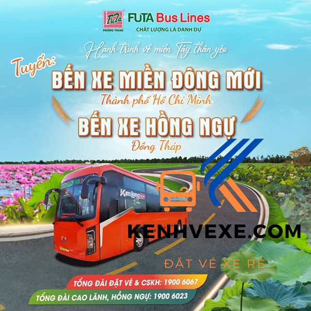 Xe Phương Trang Hồng Ngự đi Sài Gòn