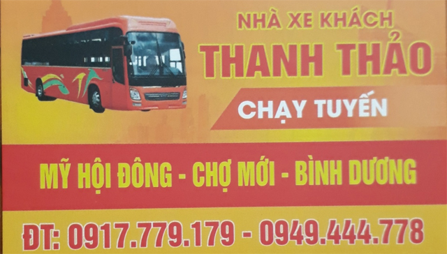 Nhà xe Thanh Thảo tuyến An Giang đi Bình Dương