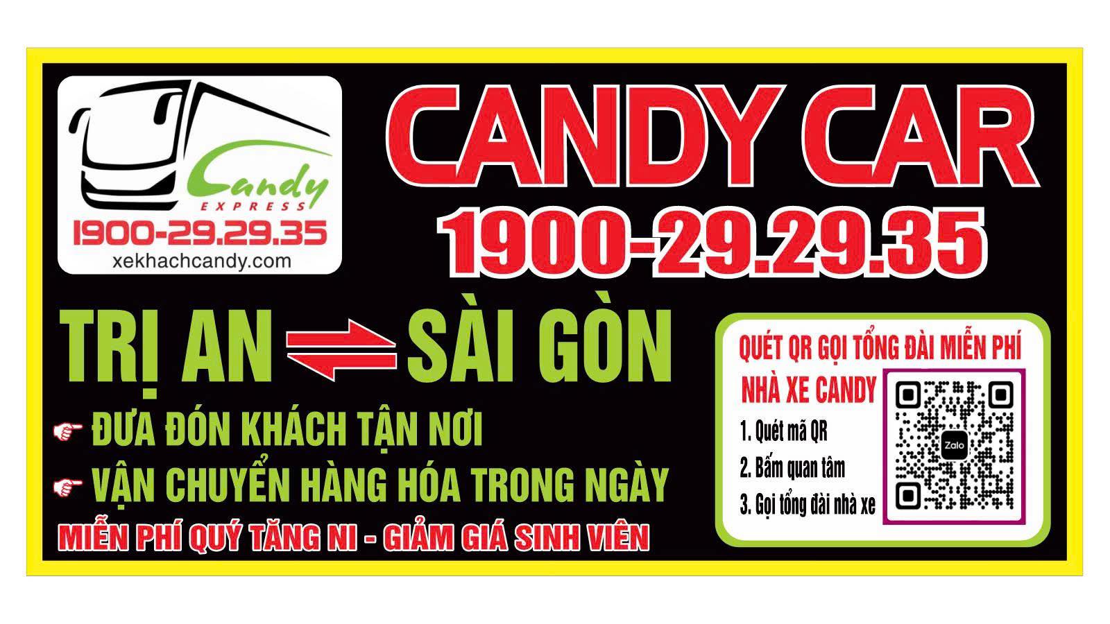 Tổng đài nhà xe Candy Trị An hỗ trợ 24/7