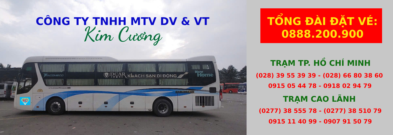 Tổng đài và số điện thoại xe Kim Cương để đặt vé