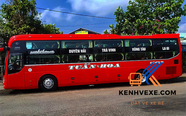 Nhà xe Tuấn Hoa hoạt động tuyến Trà Vinh đi Xuyên Mộc