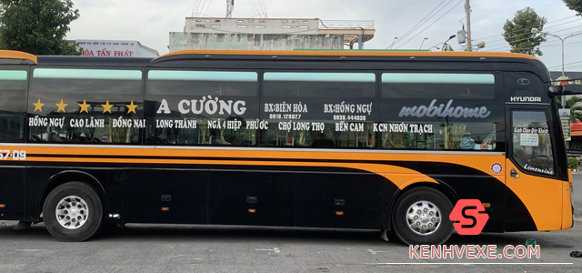 Nhà xe A Cường tại bến xe Hồng Ngự Đồng Tháp