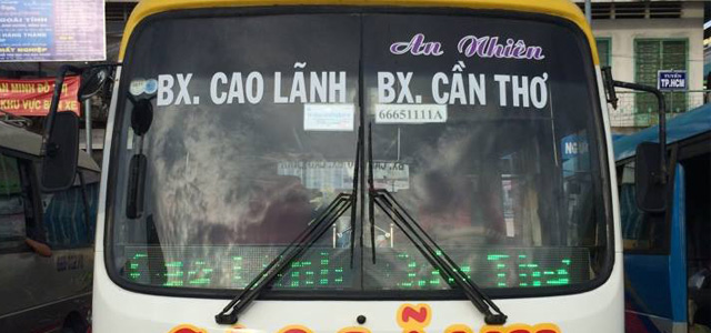 Nhà xe An Nhiên Đồng Tháp Cần Thơ