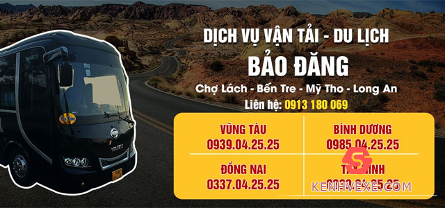Nhà xe Bảo Đăng được tin dùng tại Bến Tre