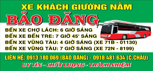 Liên hệ tổng đài xe Bảo Đăng để đặt vé