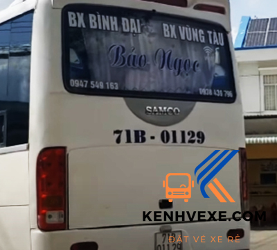 Nhà xe Bảo Ngọc chạy tuyến Bình Đại Vũng Tàu