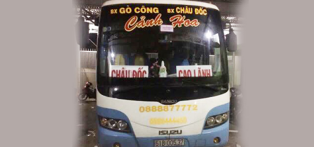 Xe Cảnh Hoa tuyến Châu Đốc An Giang - Tiền Giang Xe Cảnh Hoa tuyến Châu Đốc An Giang - Tiền Giang