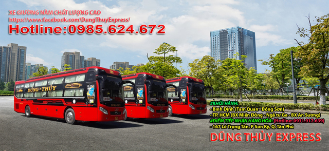 Hình ảnh xe Dũng Thuỷ Express trên website kenhvexe.com