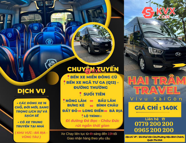 chành xe Hai Trâm Thủ Đức