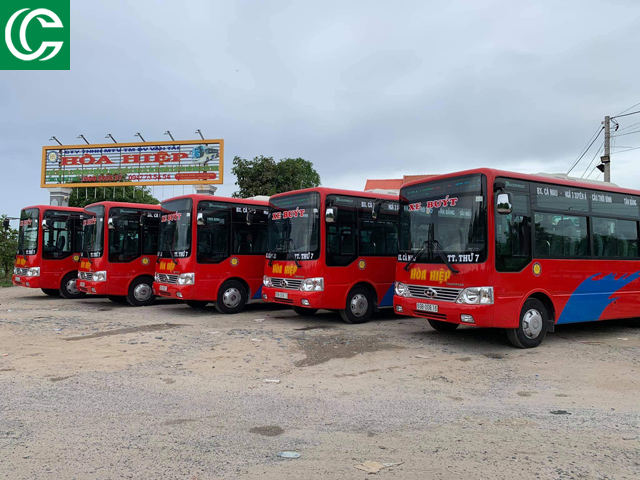 Xe Hòa Hiệp đón khách đi Bình Dương