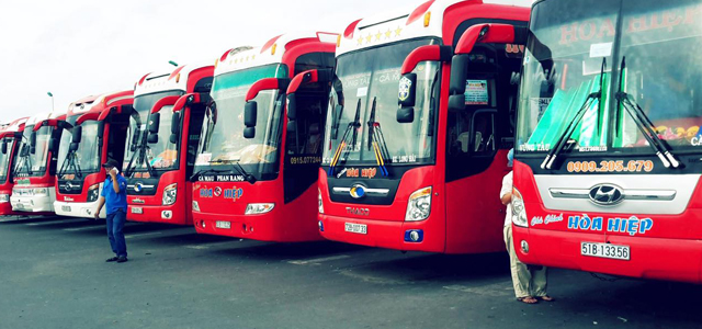 Xe Hòa Hiệp chạy tuyến Cà Mau Vũng Tàu