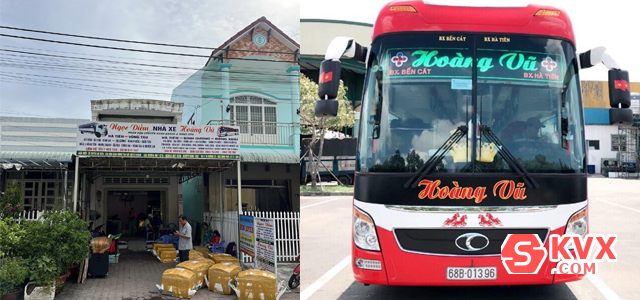 Hình ảnh xe Hoàng Vũ Kiên Giang đi Bình Phước