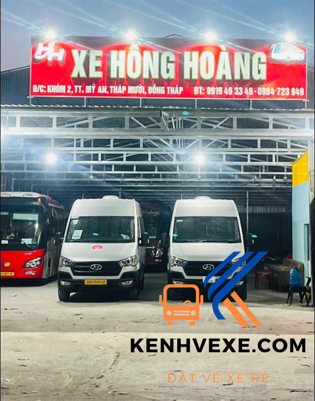 Xe Hồng Hoàng tuyến Sài Gòn - Đồng Tháp