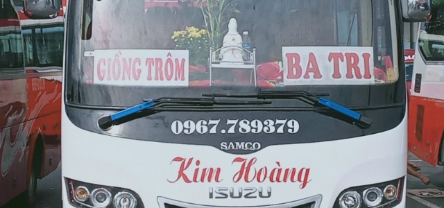 Nhà xe Kim Hoàng đón trả khách tại Bến xe Cần Thơ
