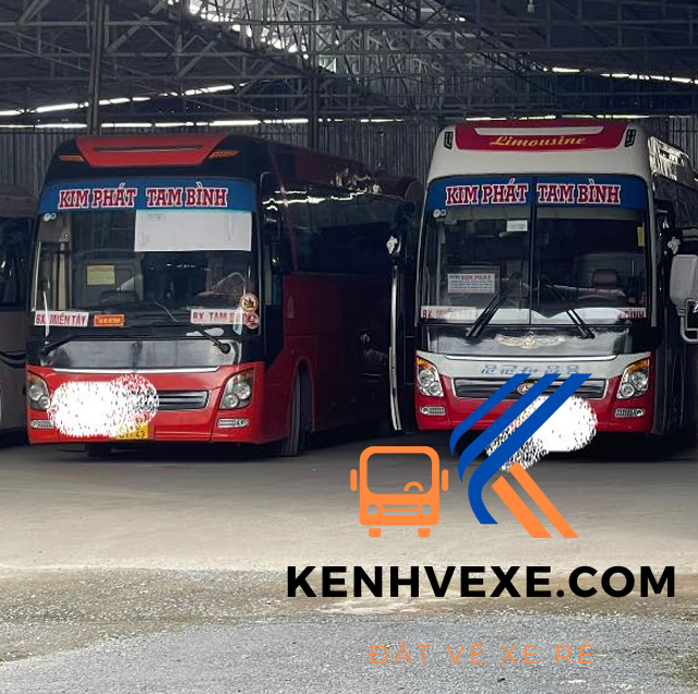 Hình ảnh xe Kim Phát tuyến Tam Bình - Vĩnh Long