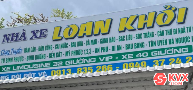 Đội xe Loan Khởi đi Năm Căn, Đầm Dơi