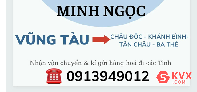 Nhà xe Minh Ngọc Vũng Tàu chuyên tuyến An Giang