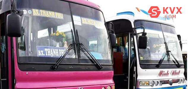 Xe khách Minh Nhựt Thạnh Phú Sài Gòn