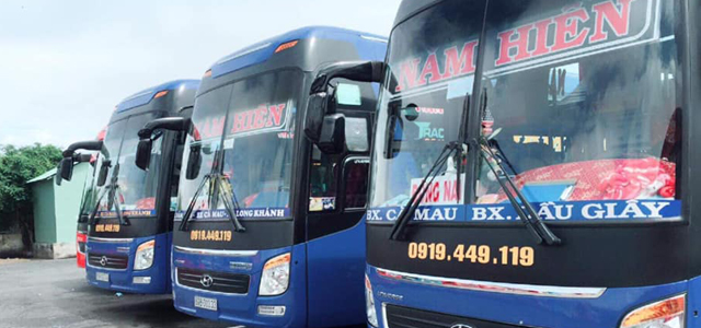 Nhà xe Năm Hiền Cà Mau uy tín chất lượng