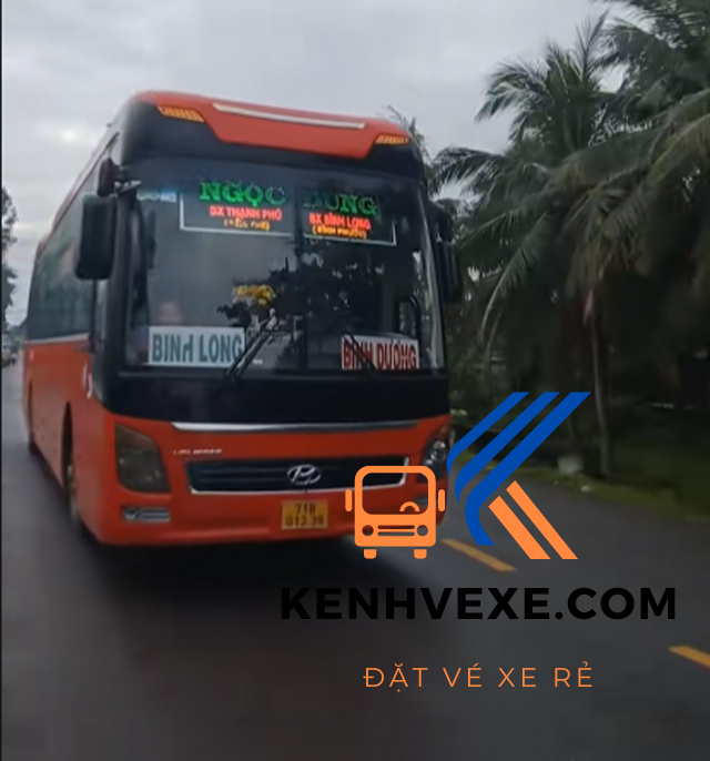 Nhà xe Ngọc Dung phục vụ tuyến Bình Phước Bến Tre
