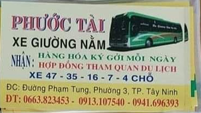 Bản đồ tuyến xe Tây Ninh Trà Vinh