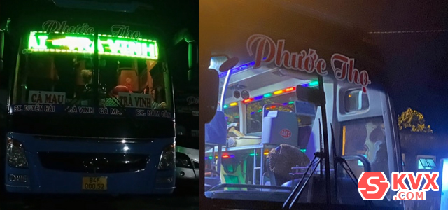 Nhà xe Phước Thọ tuyến Trà Vinh Cà Mau