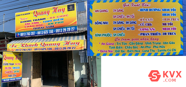 Xe quang huy bình dương an giang đón trả khách tận nơi