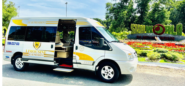 Tiện ích hiện đại trên xe Saco Limousine