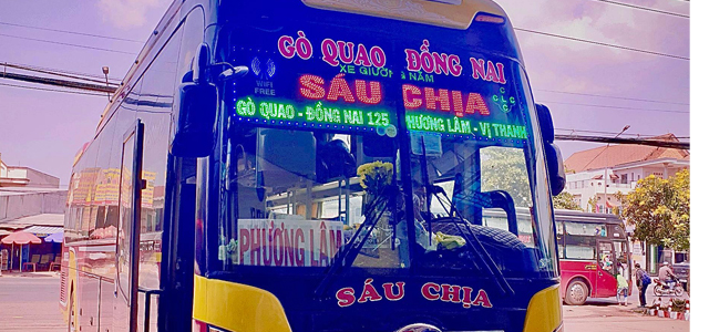 Nội thất xe limousine Sáu Chịa