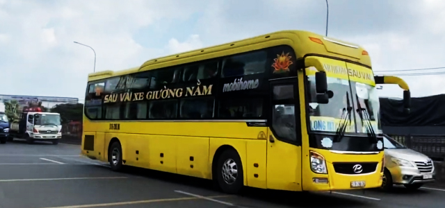 Xe giường nằm Sáu Vải hiện đại chuyên tuyến Hậu Giang Bình Dương