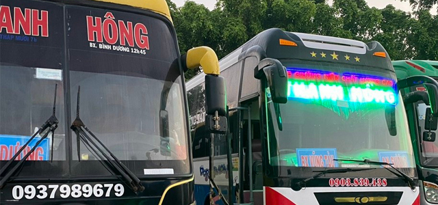 Xe khách Thanh Hồng tuyến Đồng Tháp đi Bình Dương