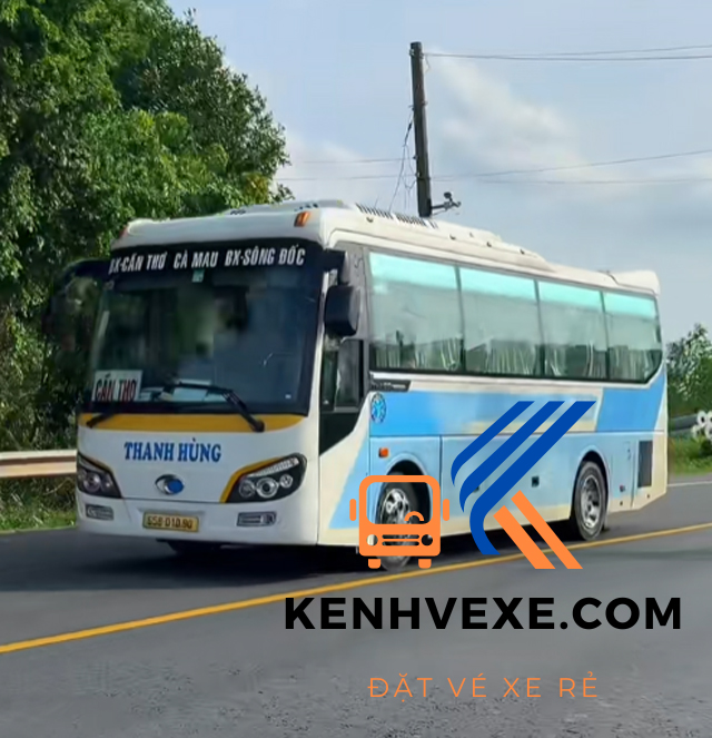 Xe Thanh Hùng Cà Mau tuyến Cà Mau Cần Thơ