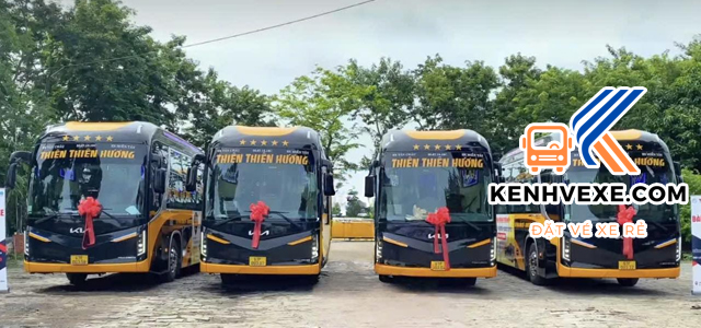 Xe Thiên Thiên Hương tại bến xe Miền Tây
