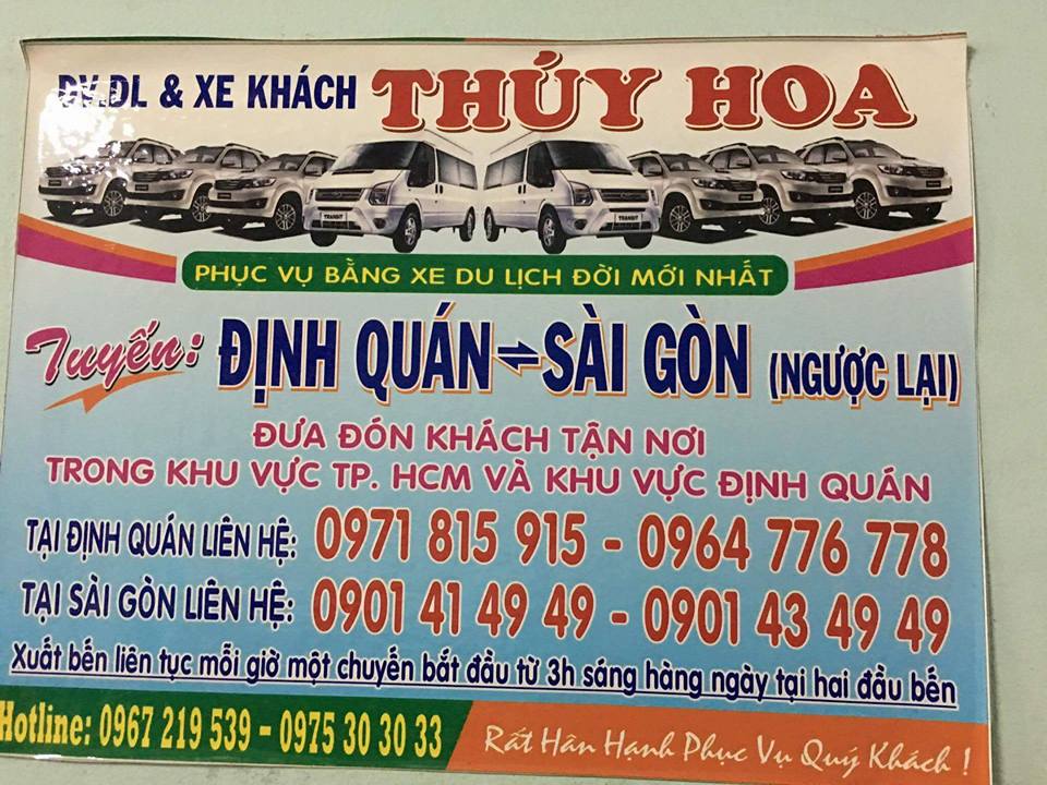 Tổng quan xe Thúy Hoa Định Quán Đồng Nai