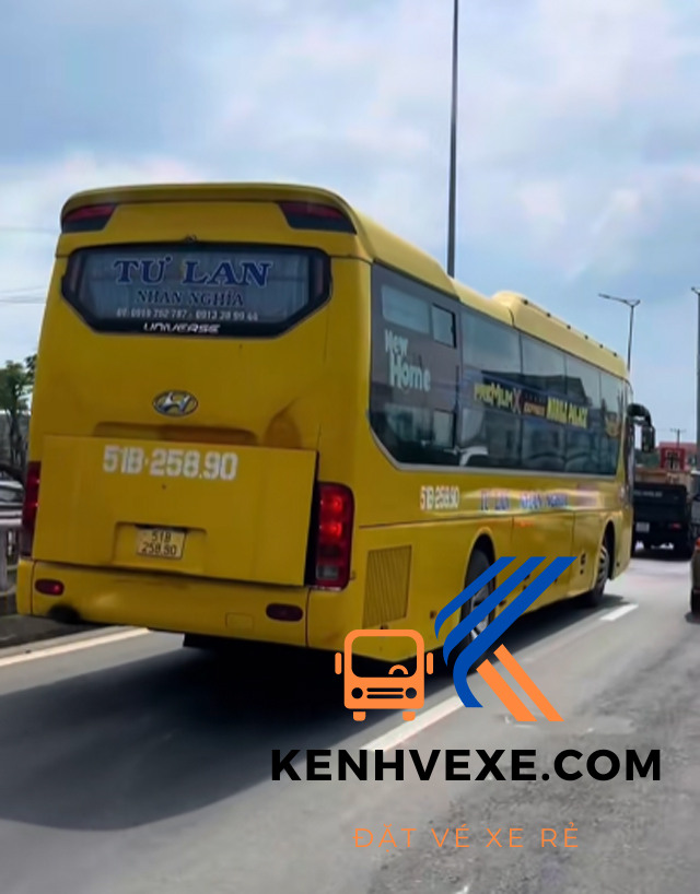 Xe khách Tư Lan Nhân Nghĩa chạy tuyến Vũng Tàu Sóc Trăng