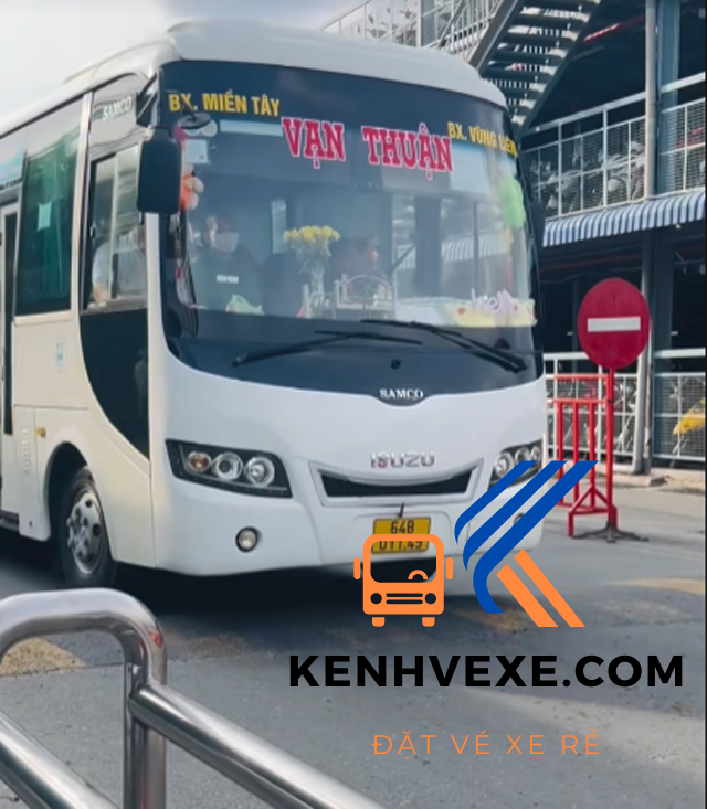 Xe khách Vạn Thuận từ bến xe Vũng Liêm lên Sài Gòn