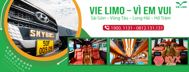 Xe Vie Limousine đón khách đi sân bay
